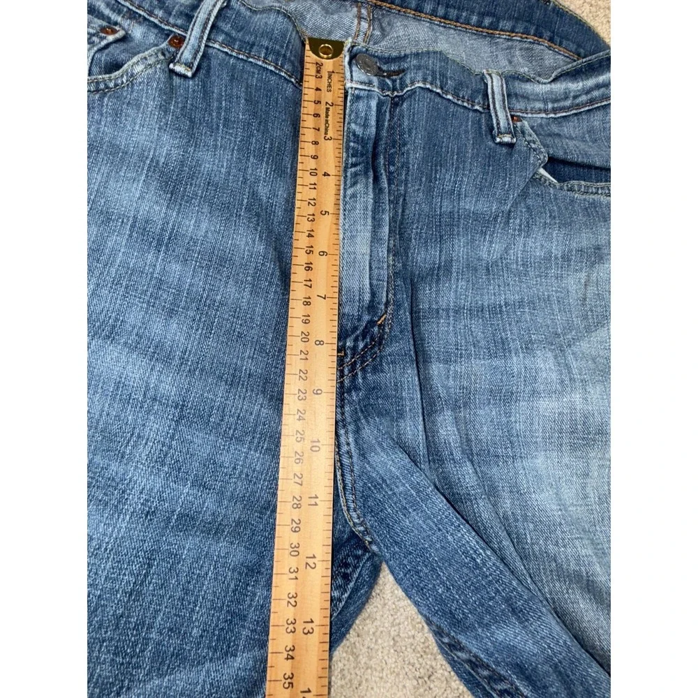 Levi's 514 Jeans Mens 40x30 Blue Denim 5 Pockets‎ Straight Leg Mid Rise Outdoor